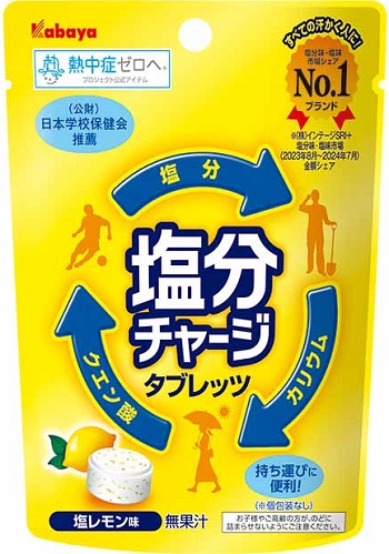 カバヤ食品　塩分チャージタブレッツパーソナル 塩レモン